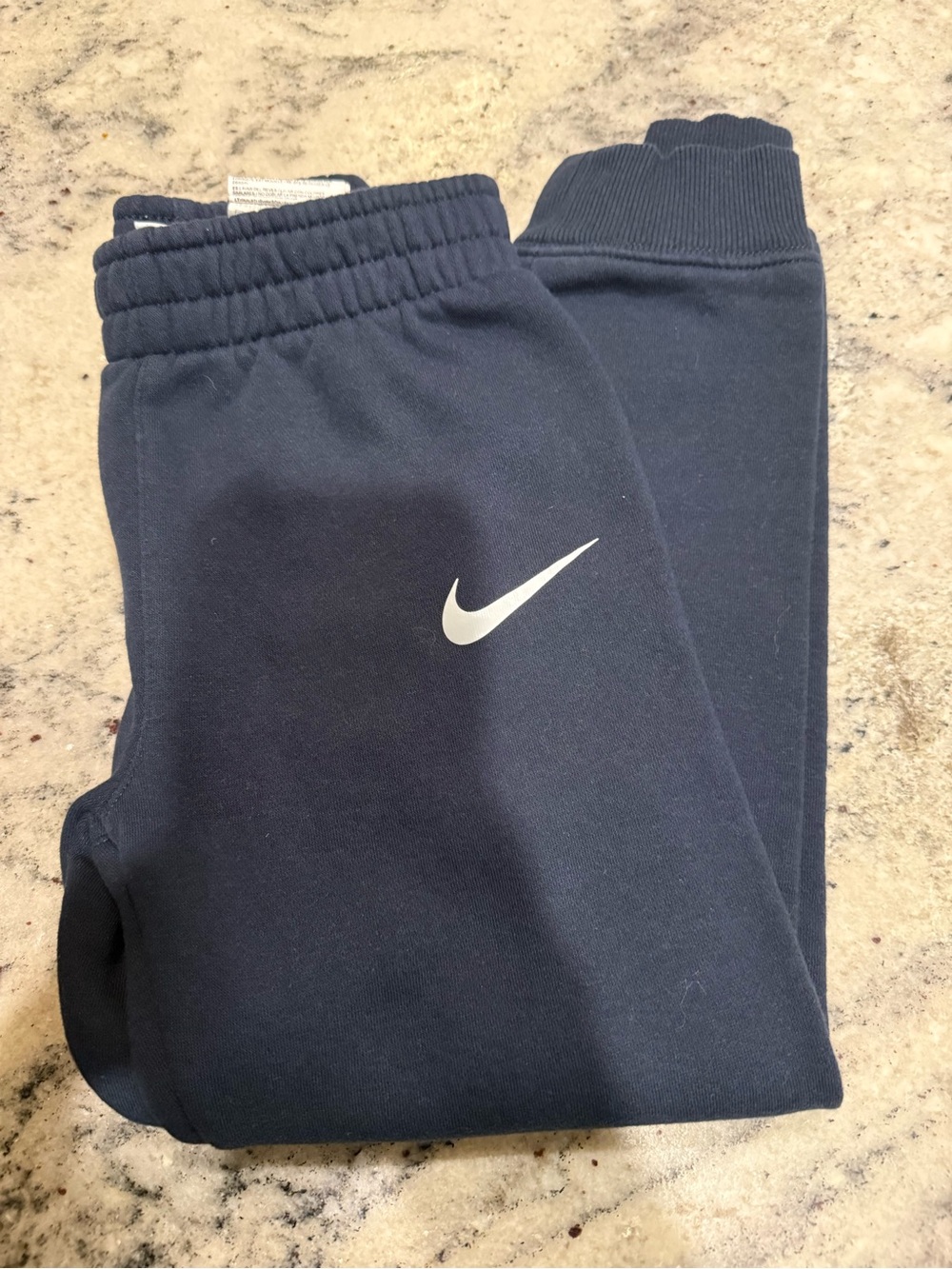 Nike Kids Dark Navy Swoosh Joggers